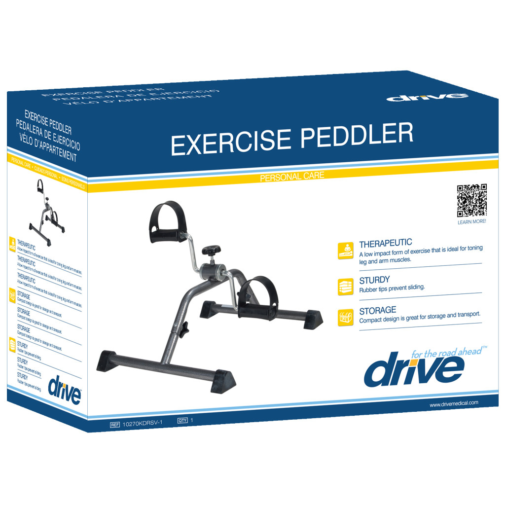 Drive Medical Exercise Peddler (Silver Vein Finish, Retail) - Image 3