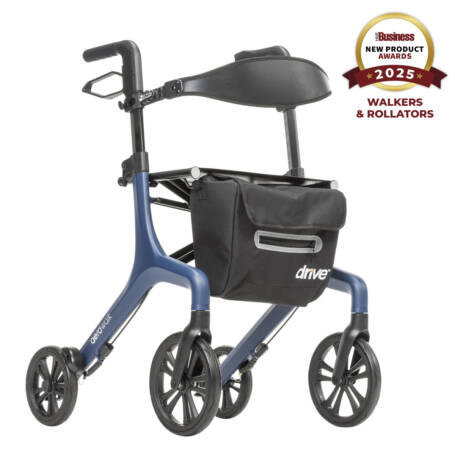 AeroWalk Ultra-Lite Rollator (Blue)