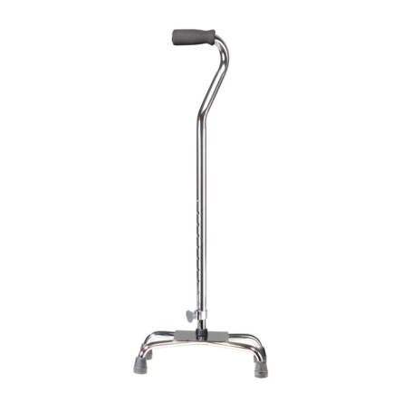 Quad Cane with Large Base (Chrome)