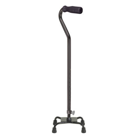 Quad Cane with Small Base (Chrome)