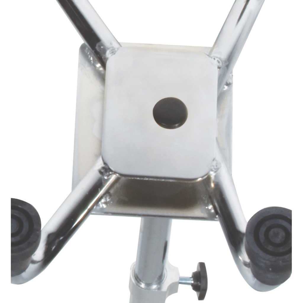 Bariatric Heavy Duty Quad Cane, Small Base (Silver) - Image 2