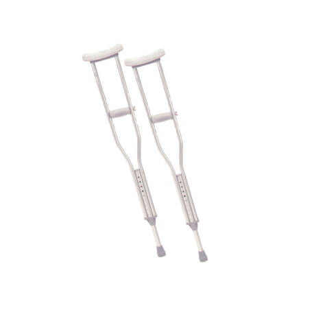 Drive Medical Aluminum Walking Crutches with Accessories