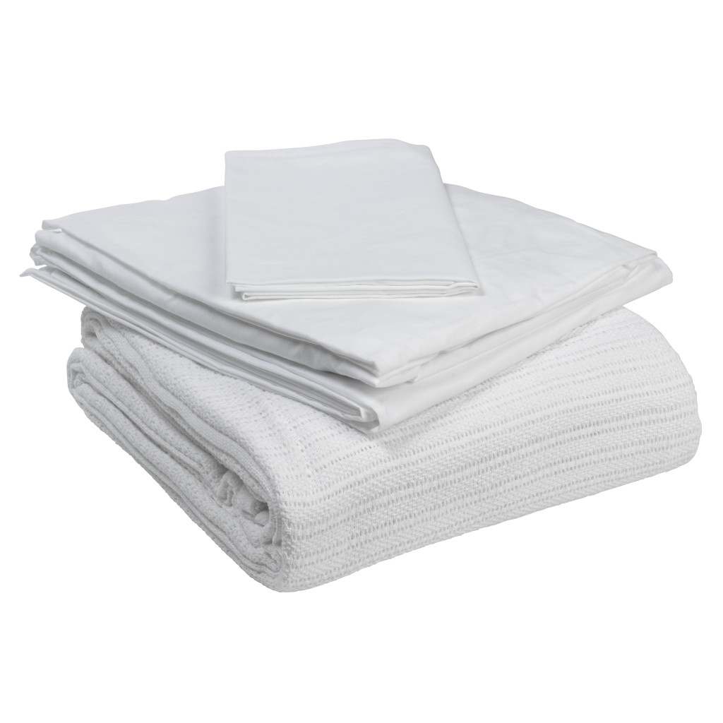 Drive Medical Hospital Bed Bedding in a Box (4-Piece Set)