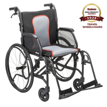 AeroFly™ Ultra-Lite Wheelchair (Black)