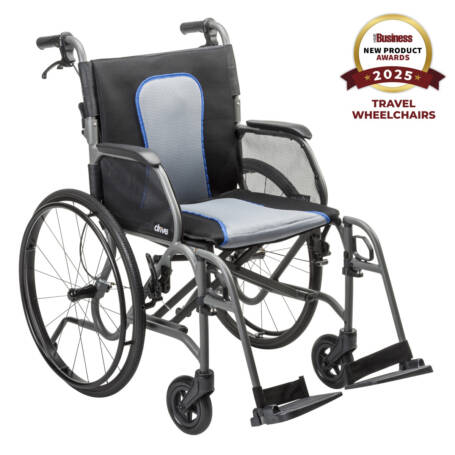 AeroFly™ Ultra-Lite Wheelchair (Gray)