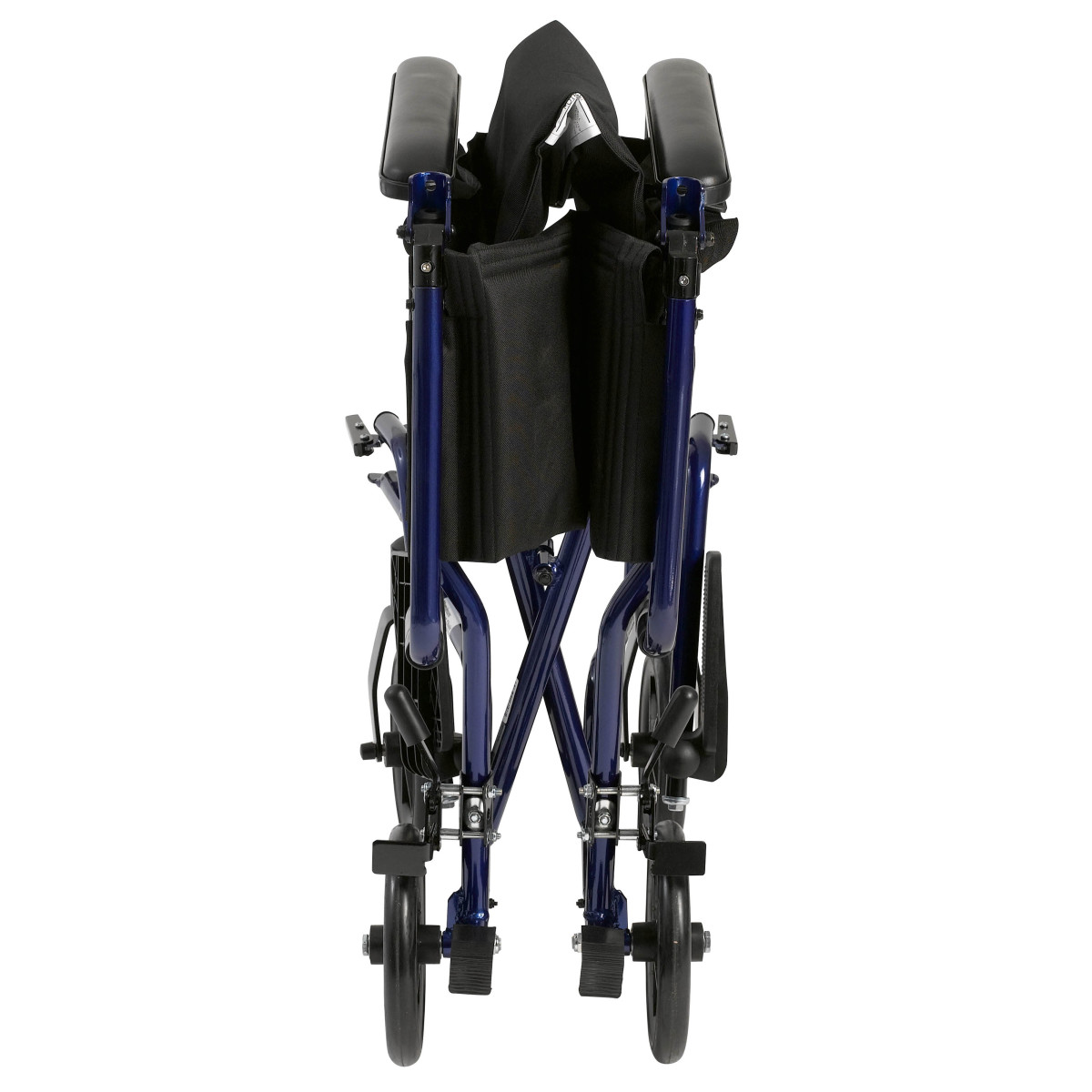 Aluminum Transport Chair (19", Blue) - Image 3