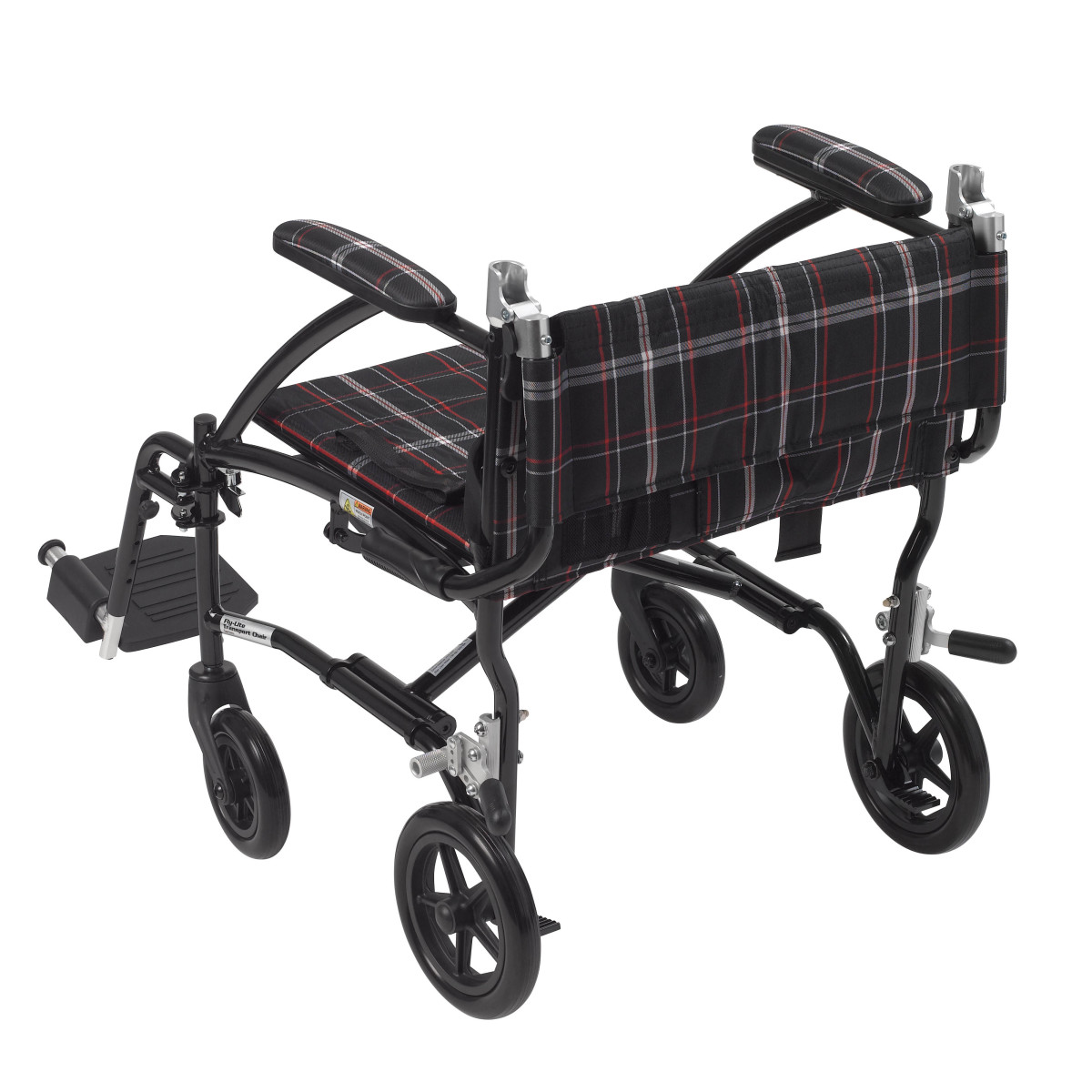 Fly-Lite Aluminum Transport Chair (Black) - Image 2