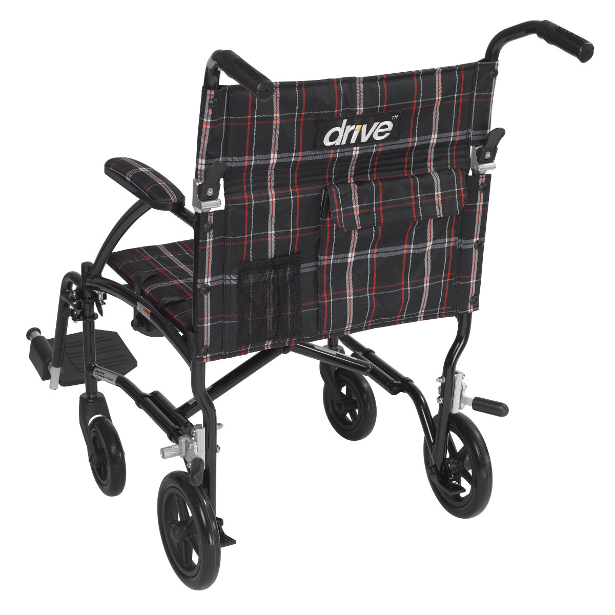 Fly-Lite Aluminum Transport Chair (Black) - Image 4