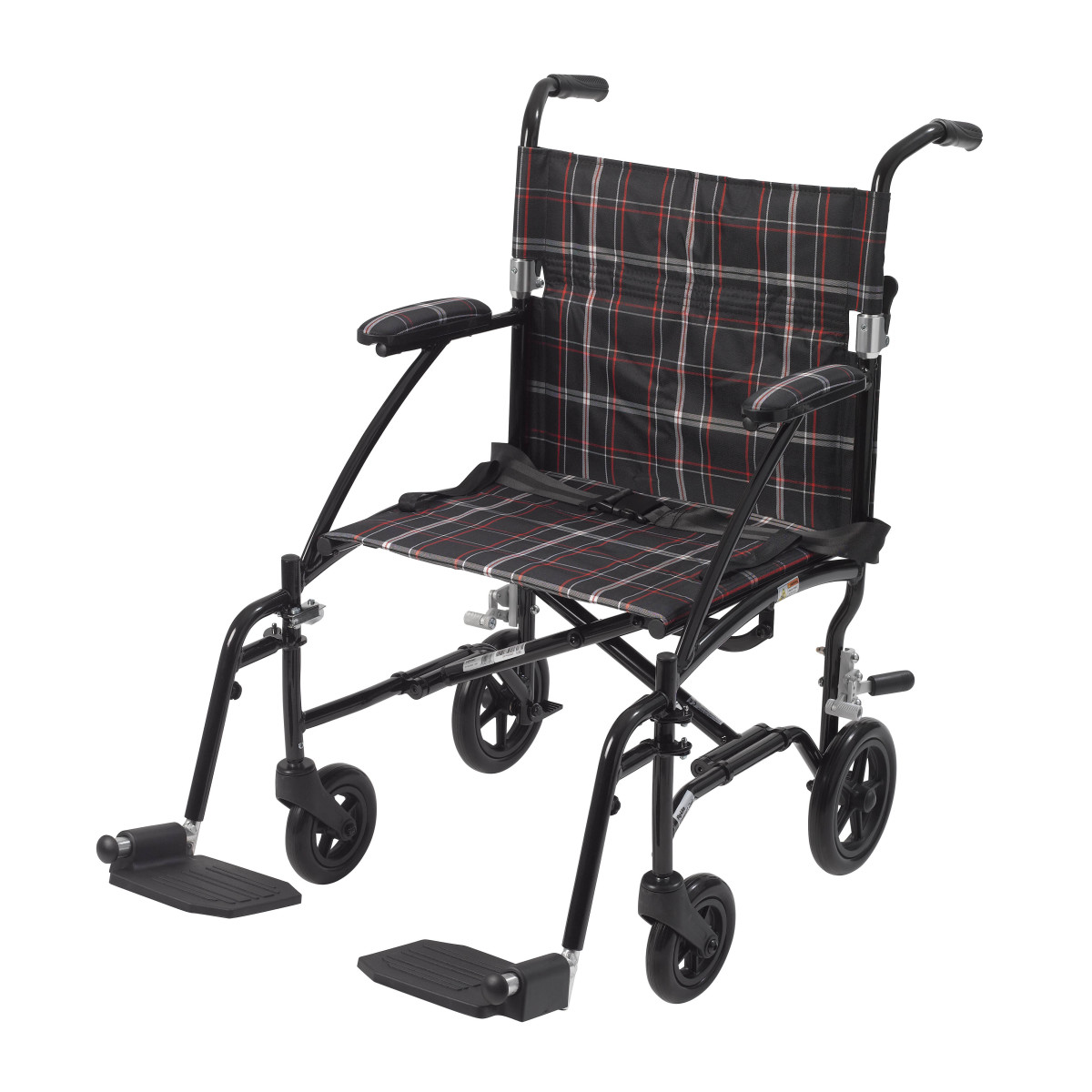 Fly-Lite Aluminum Transport Chair (Black) - Image 6