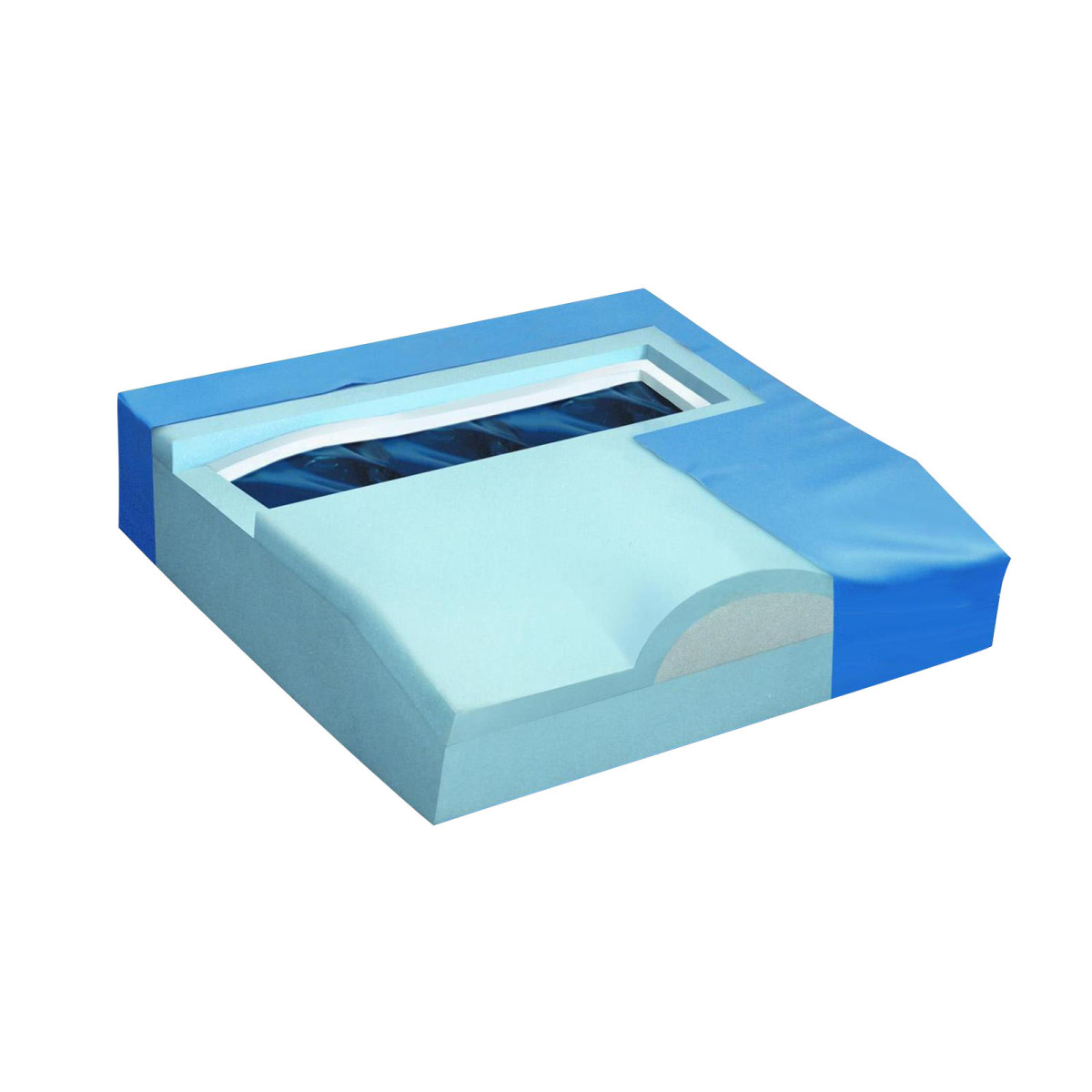 Titanium Skin Protection and Positioning Gel/Foam Wheelchair Cushion (Standard) - Image 2