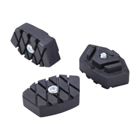 HurryCane® Accessory Replacement Feet (Set of 3, Black)