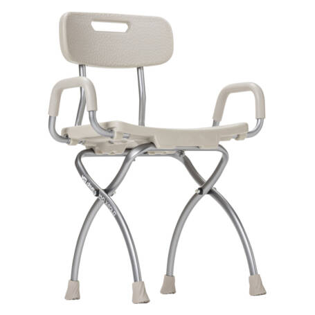 MD by Drive X-Fold Shower Chair (Taupe)