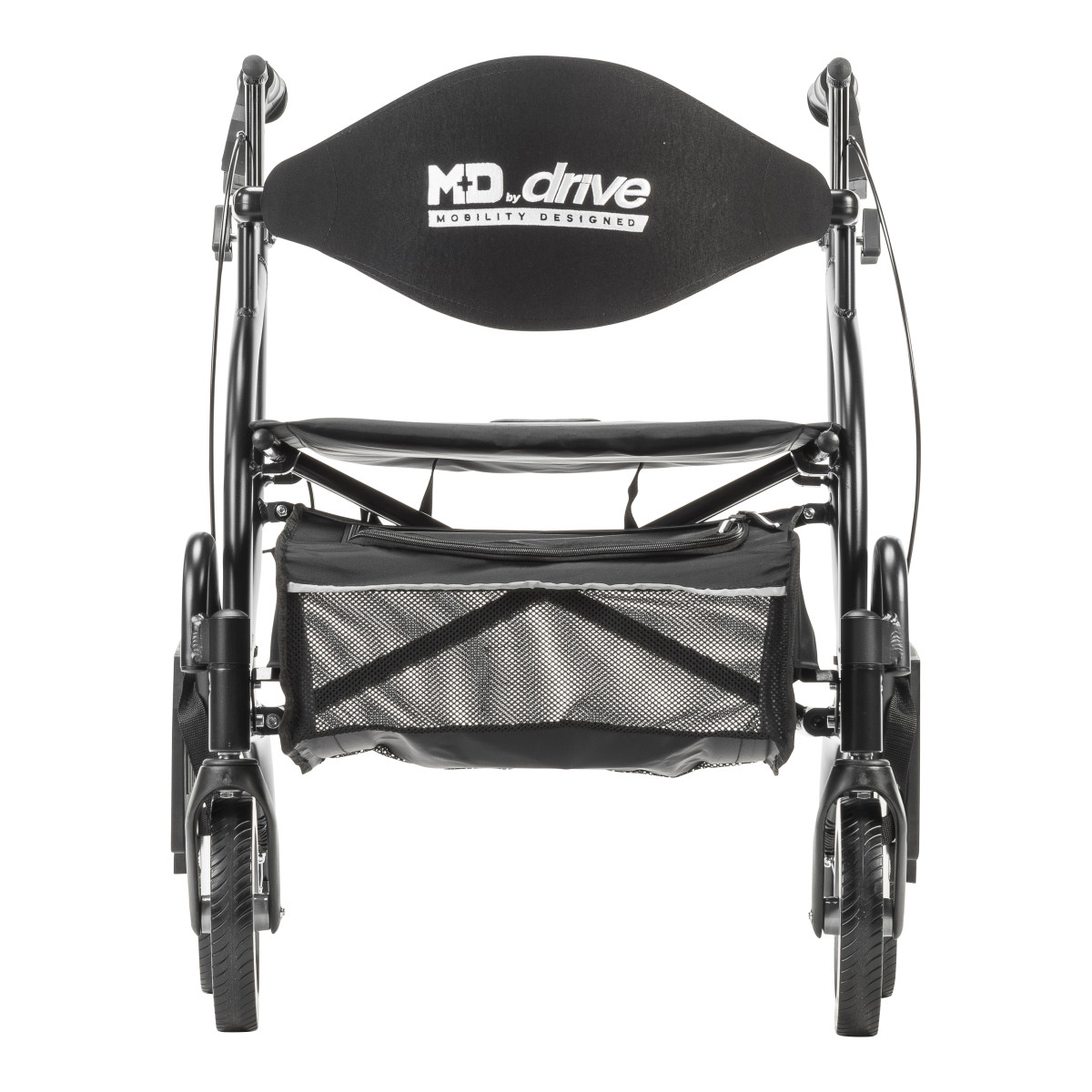 MD by Drive Fusion 2 in 1 Rollator/Transport Chair (Black) - Image 19