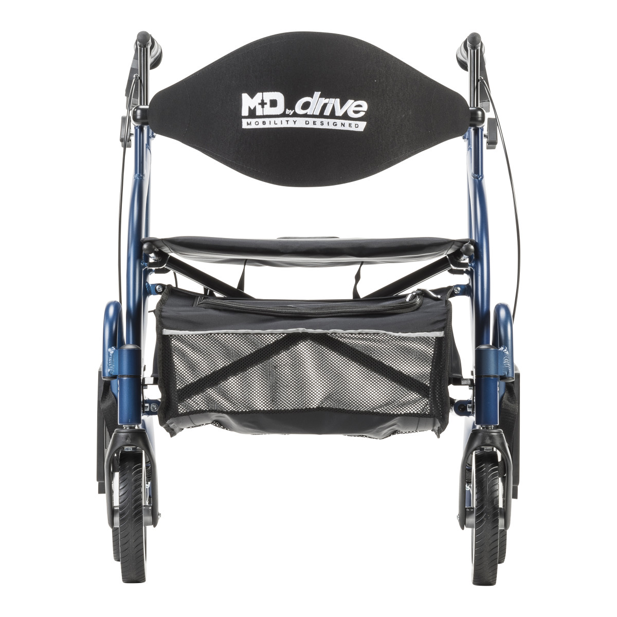 MD by Drive Fusion 2 in 1 Rollator/Transport Chair (Blue) - Image 7