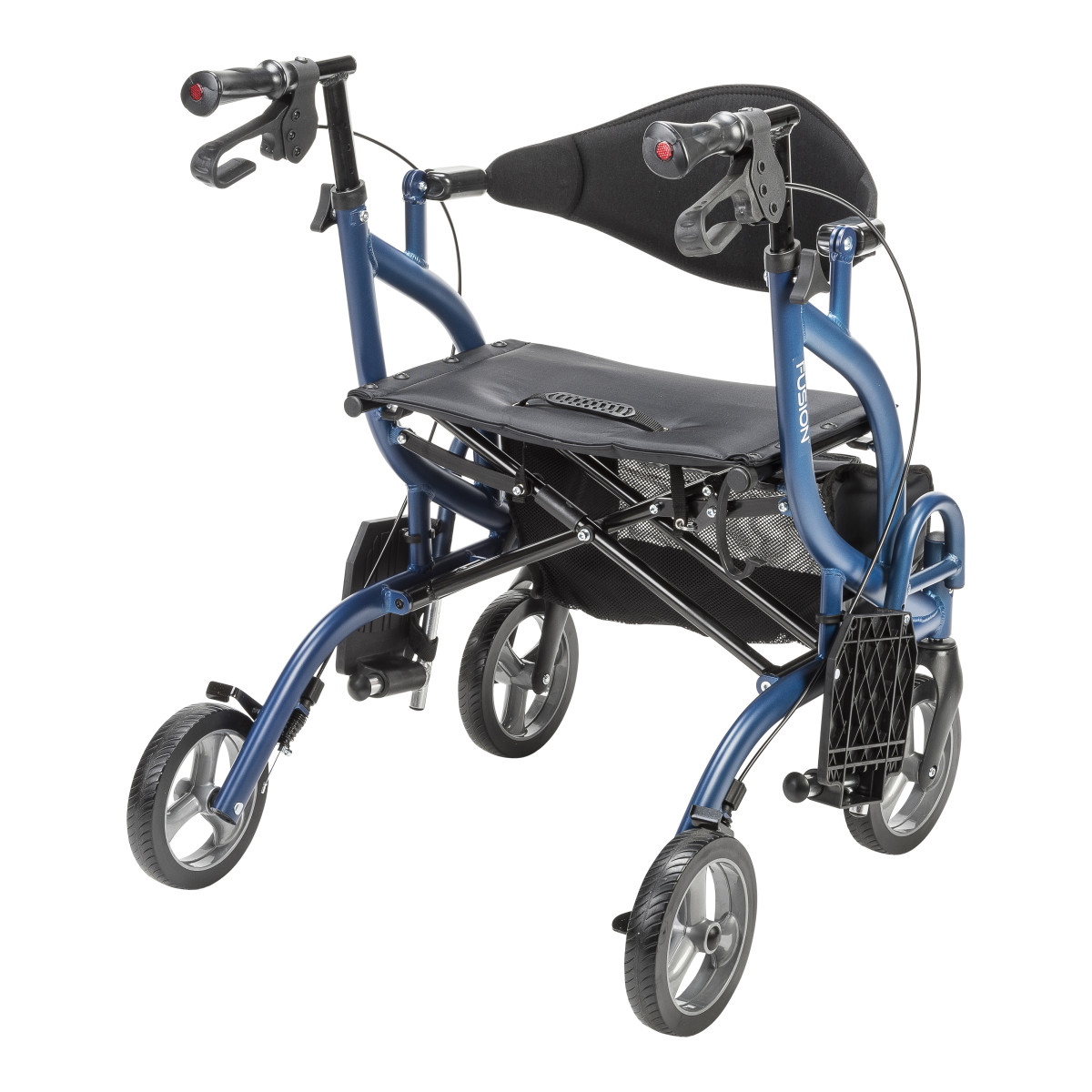 MD by Drive Fusion 2 in 1 Rollator/Transport Chair (Blue) - Image 8