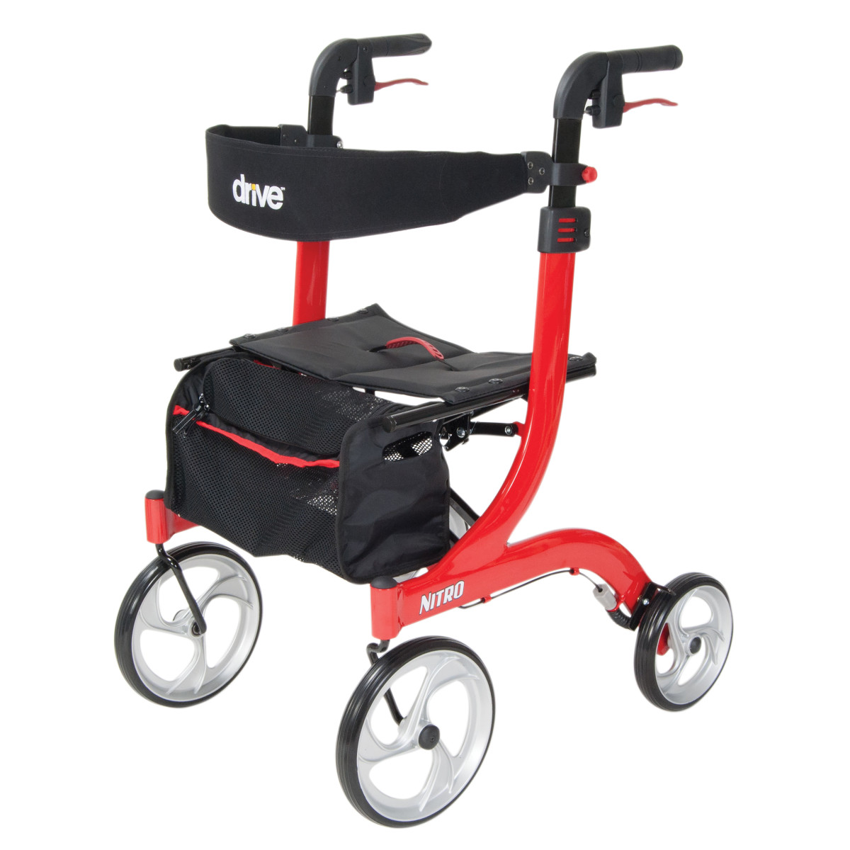 Nitro Aluminum Rollator (Standard Height, 10" Casters) - Image 6