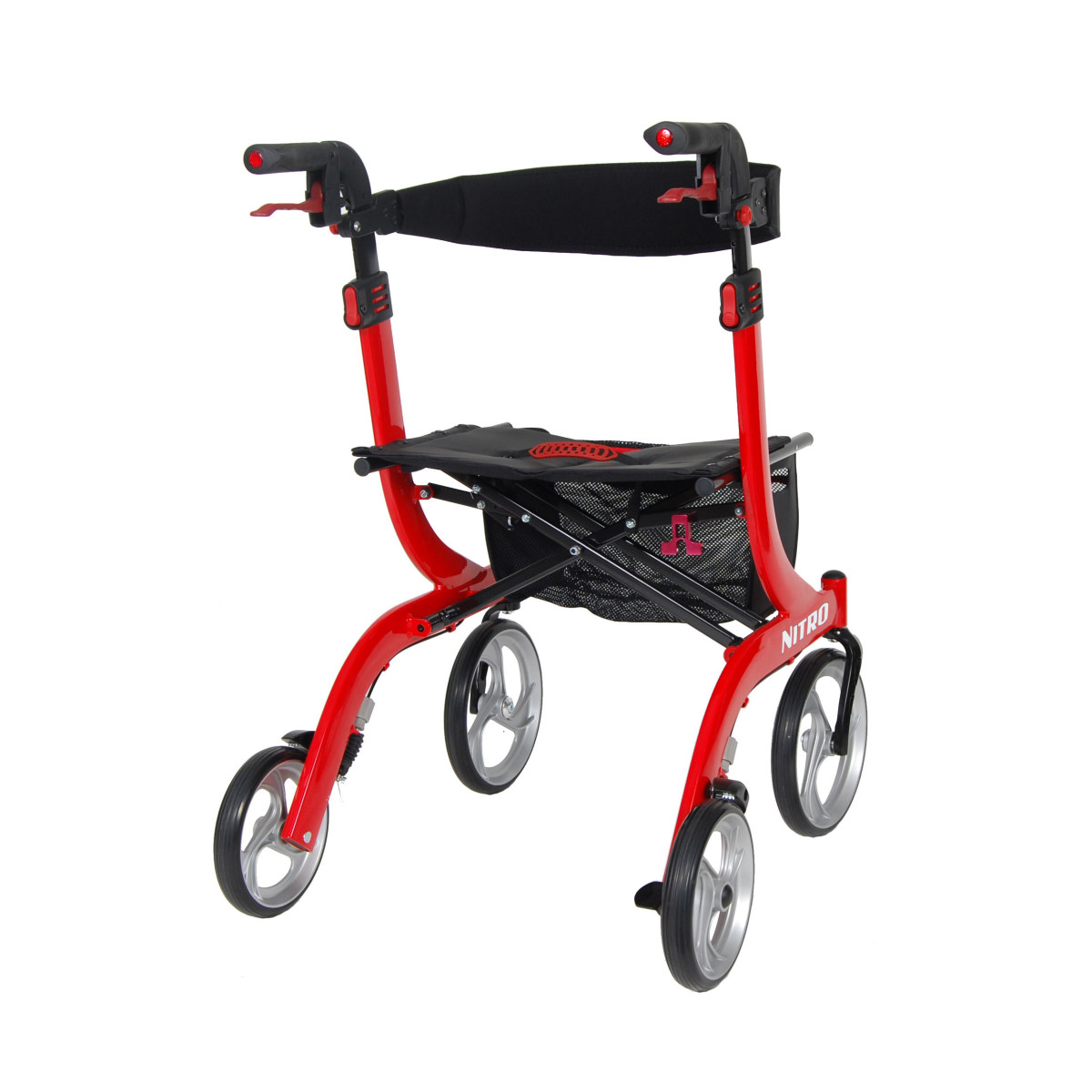 Nitro Aluminum Rollator (Standard Height, 10" Casters) - Image 7