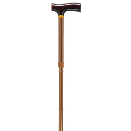 Aluminum Folding Canes, Height Adjustable (Bronze)