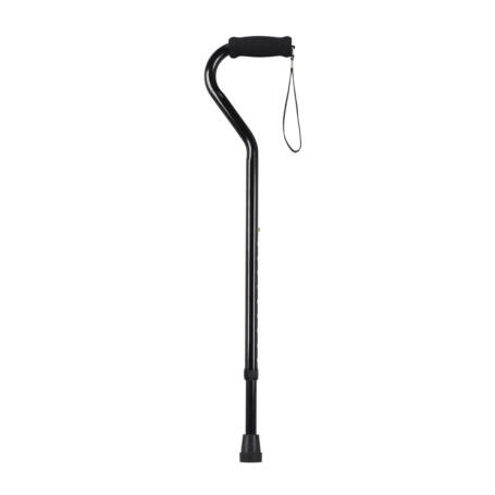 Offset Handle Aluminum Canes (Black)