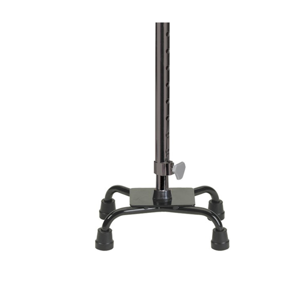 Quad Cane, Small Base (Black, Foam Grip) - Image 3