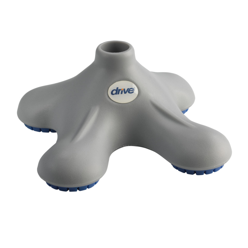 Drive Medical Quad Cane Tip (¾" diameter, Gray)