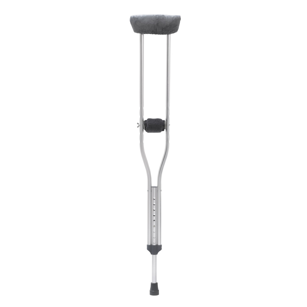 Drive Medical Crutch Pillows Accessory Kit (1 Pair, Gray) - Image 4