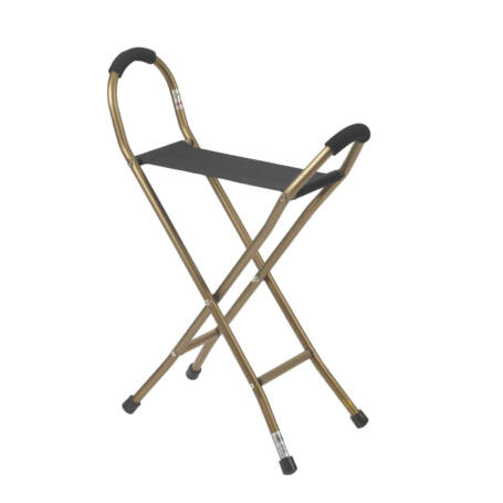 Drive Medical Folding Cane with Sling Seat