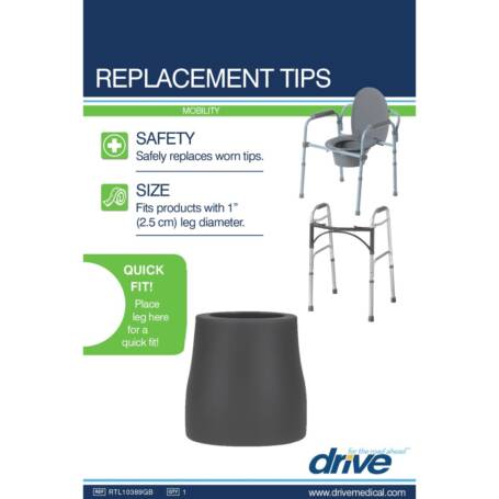 Utility Replacement Tips (Gray/Black)