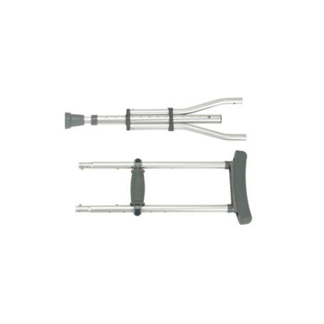 Universal Aluminum Crutches with Accessories