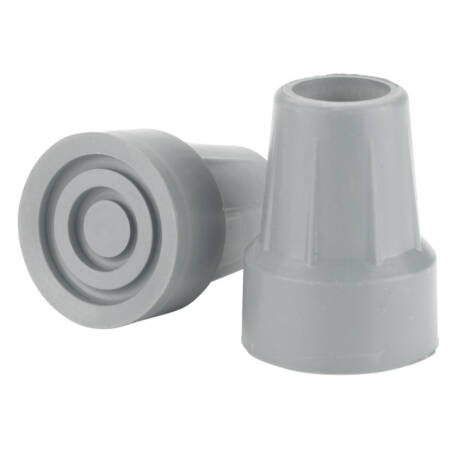 Drive Medical Crutch Tips (7/8" diameter, Gray, 1 Pair)