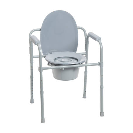 Drive Medical Steel Folding Commode (Retail)