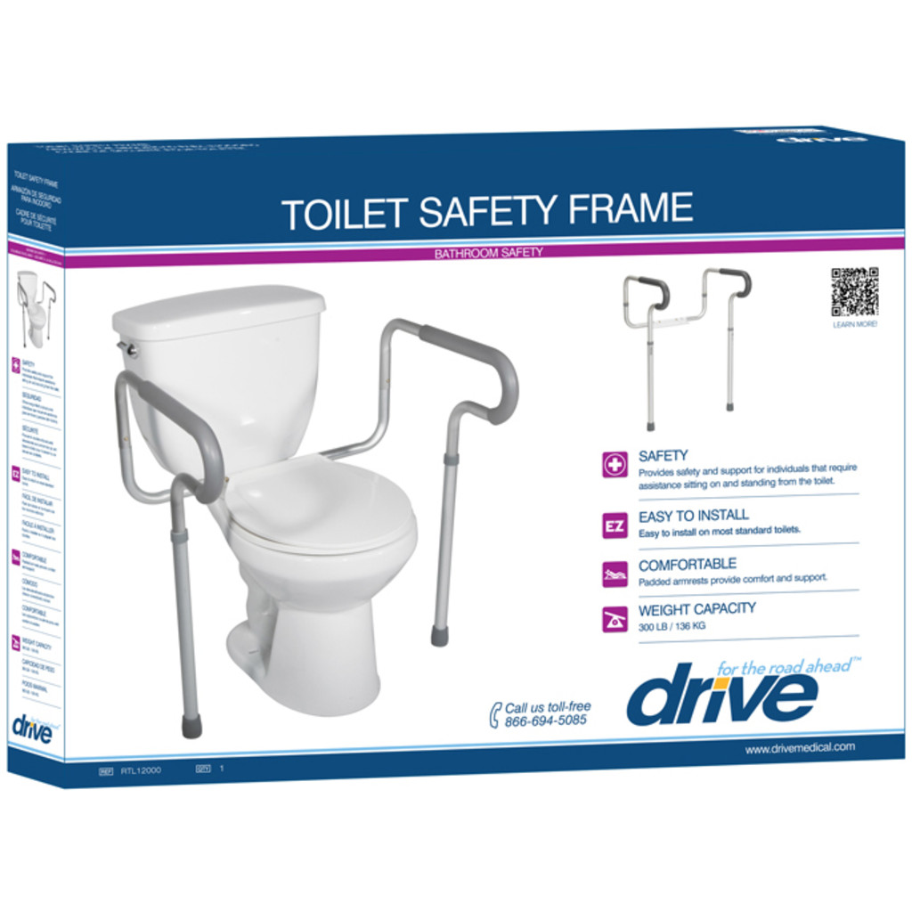 Toilet Safety Frame with Padded Arms - Image 4