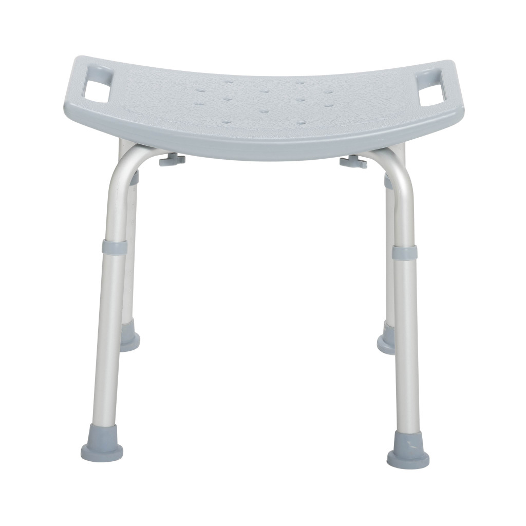 Deluxe Aluminum Shower Bench without Back - Image 2