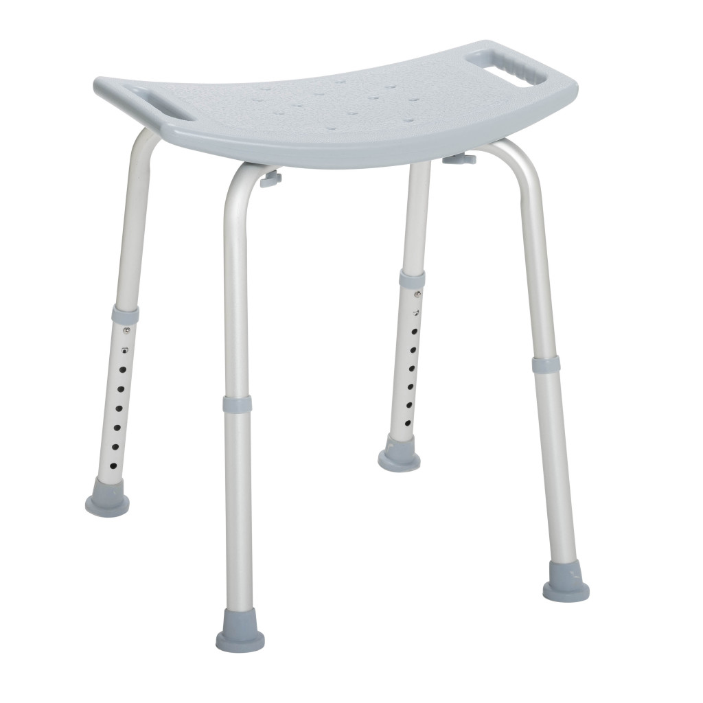 Deluxe Aluminum Shower Bench without Back - Image 4