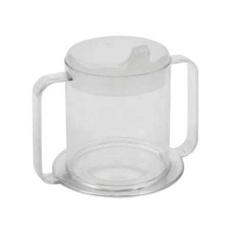 Clear 2-Handle Cup