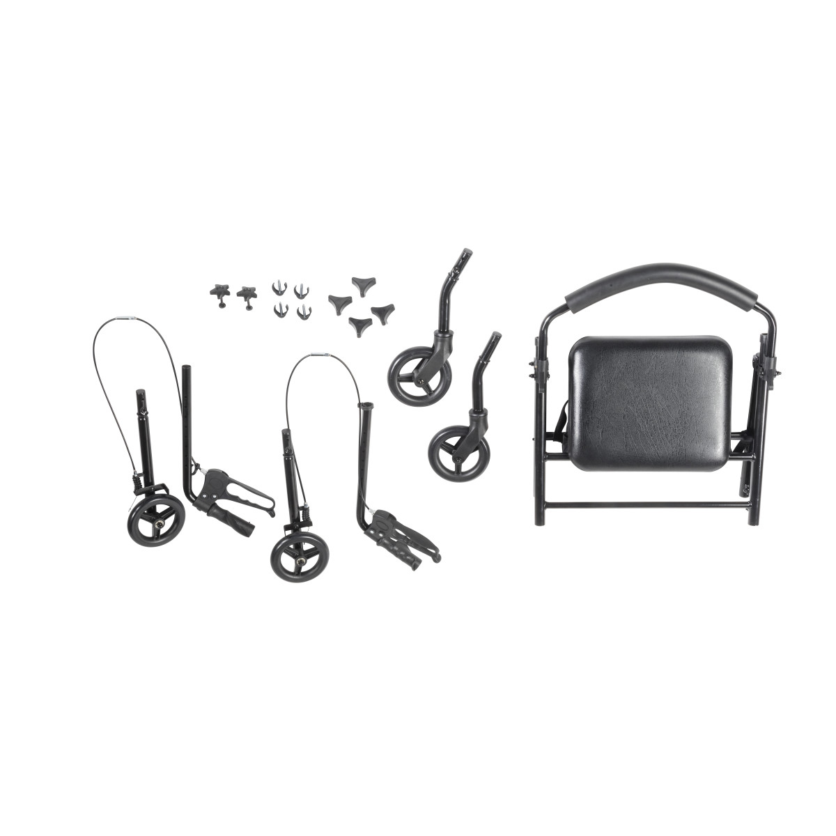 Travel Rollator (Black) - Image 3