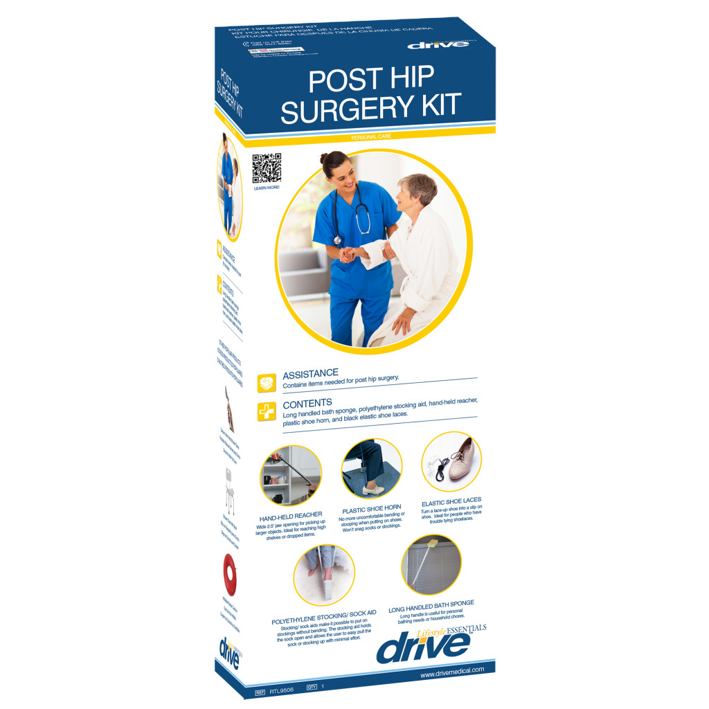 Drive Medical Lifestyle Hip Kit (5-Piece Daily Living Aids Set) - Image 3