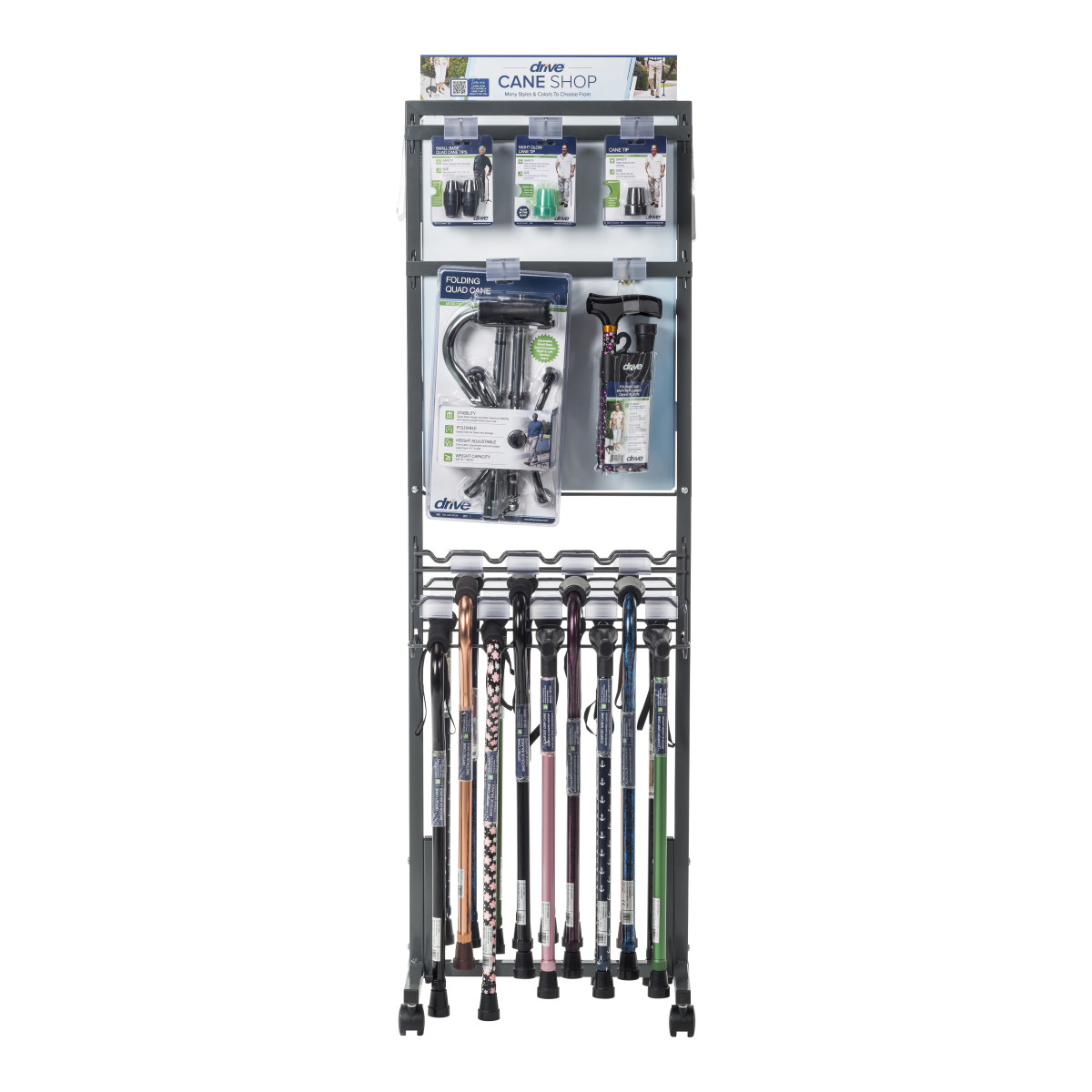Display Rack with Canes & Accessories - Image 3
