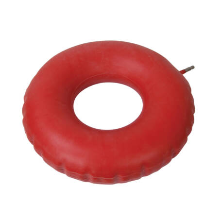 Drive Medical Inflatable Rubber Cushion (14" Donut, Red)