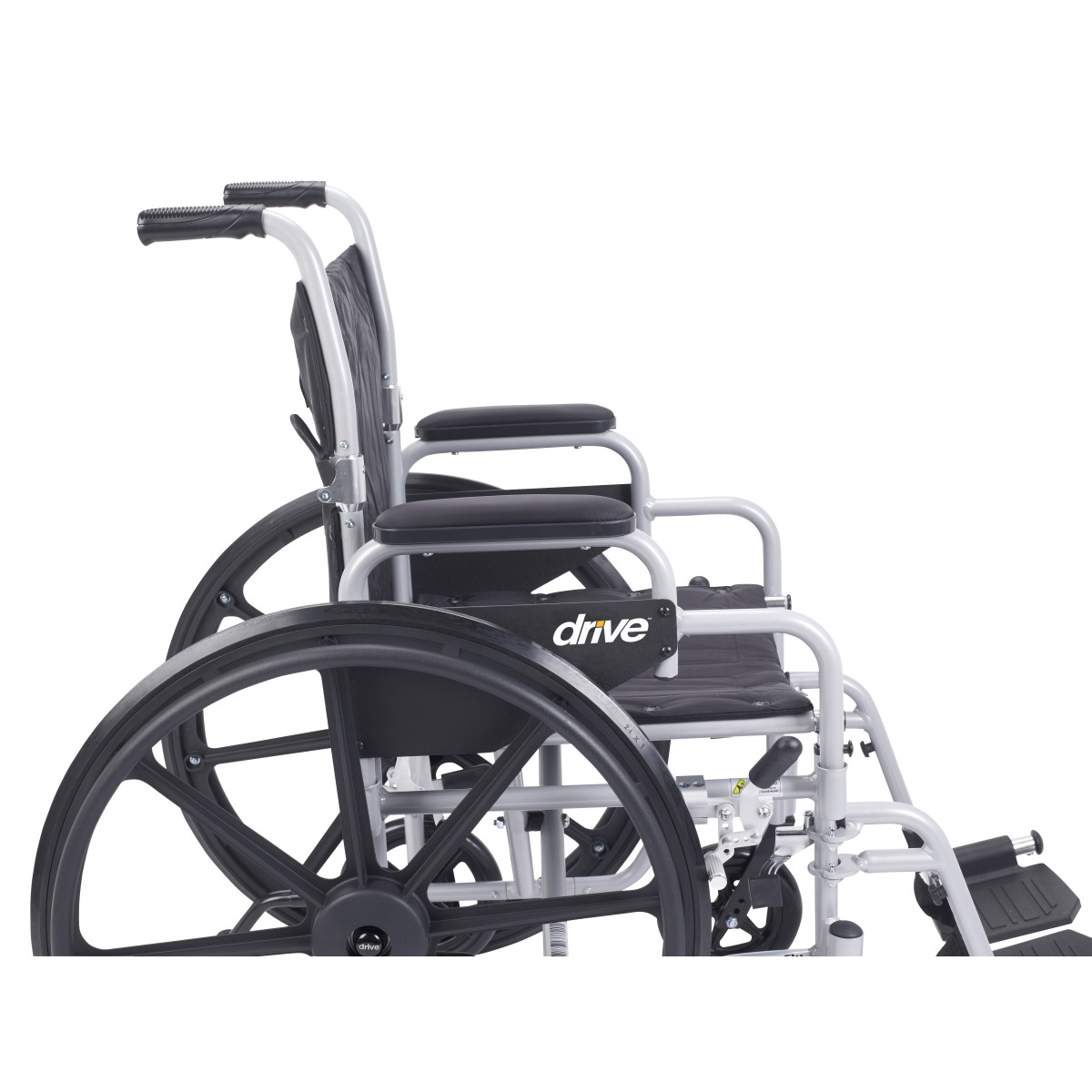 Poly-Fly High Strength, Lightweight Wheelchair/Flyweight Transport Chair Combo (18") - Image 2