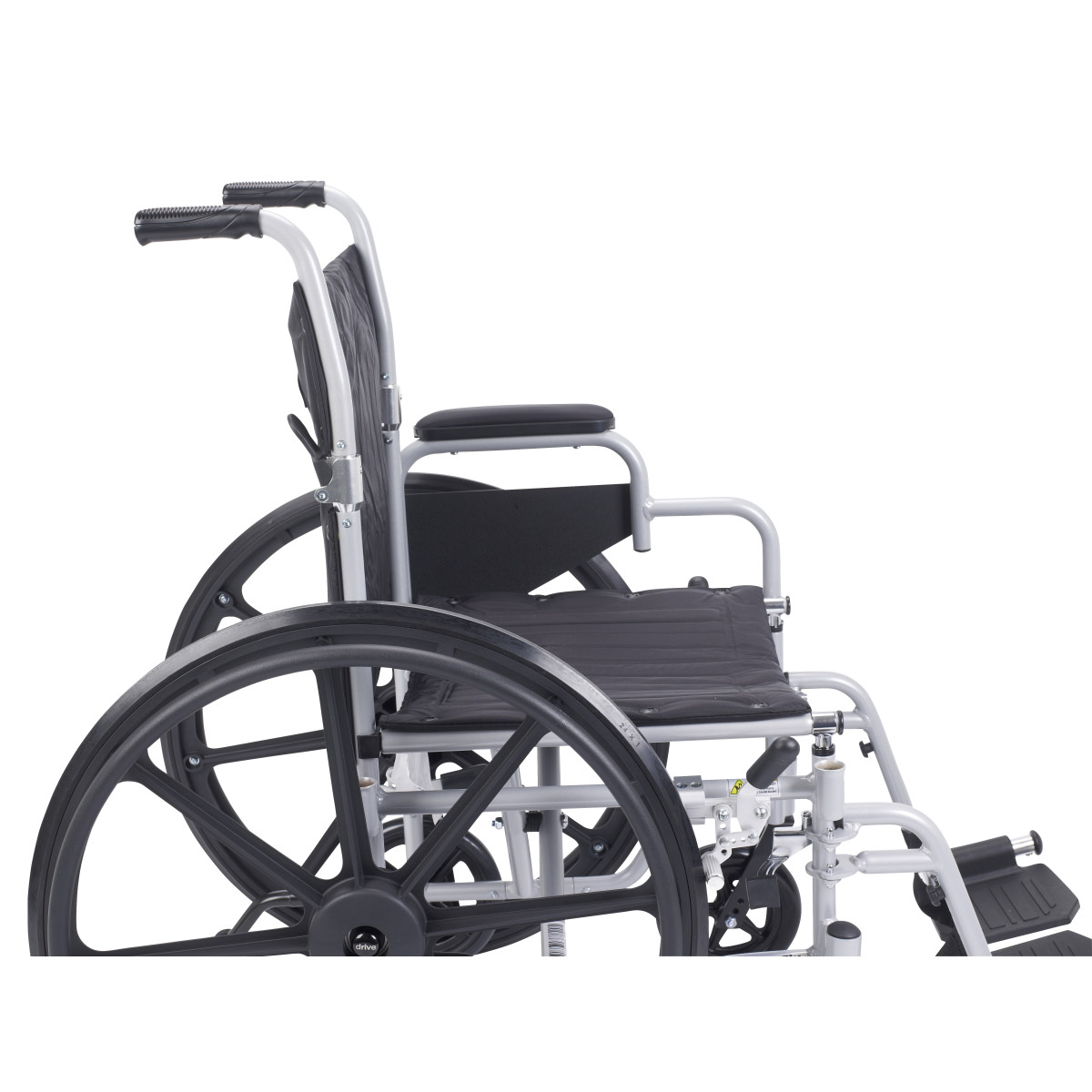 Poly-Fly High Strength, Lightweight Wheelchair/Flyweight Transport Chair Combo (18") - Image 3