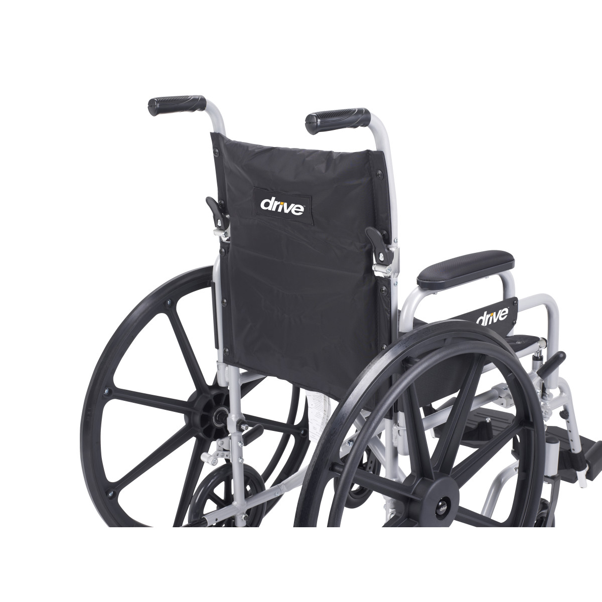 Poly-Fly High Strength, Lightweight Wheelchair/Flyweight Transport Chair Combo (18") - Image 4